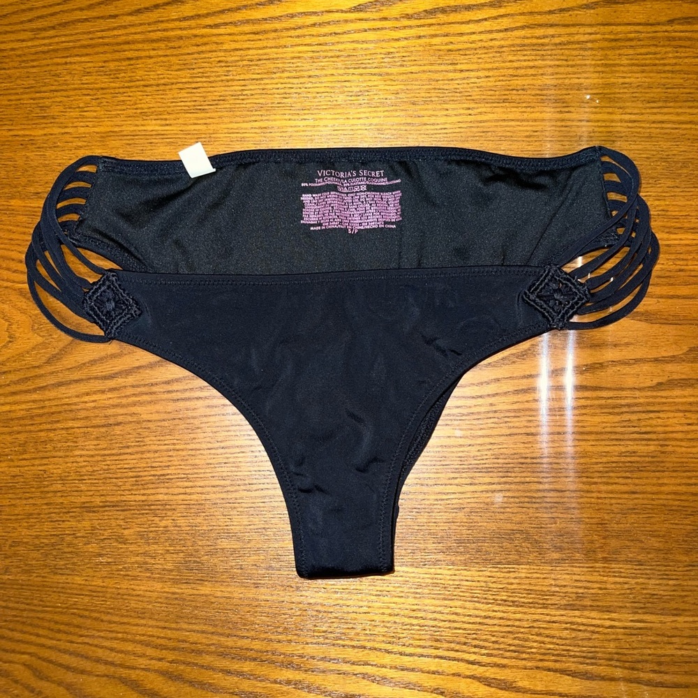 Victoria's Secret Black Cheeky Bikini Bottom